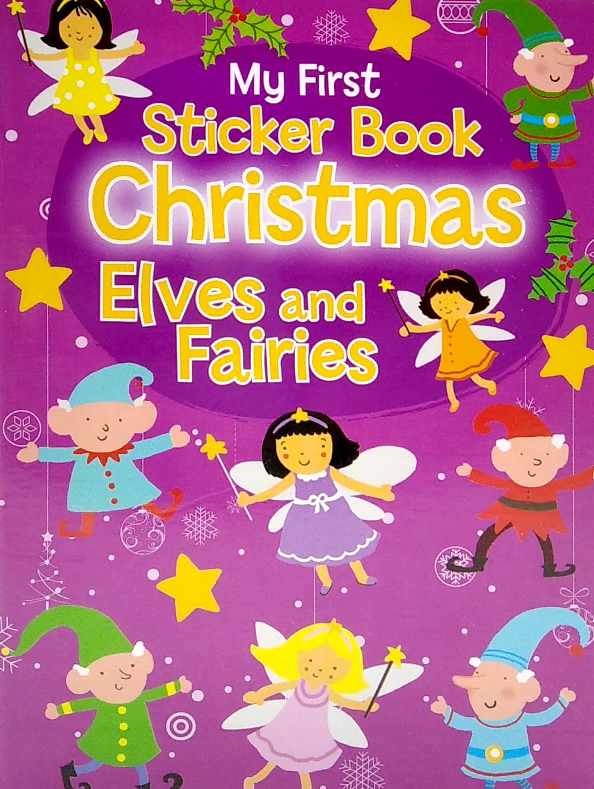magnetic mini sticker books - xmas red
