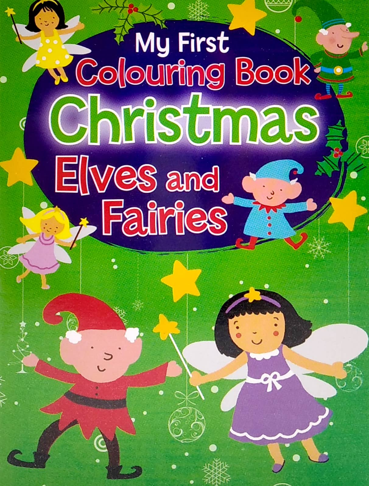 magnetic mini sticker books - xmas white