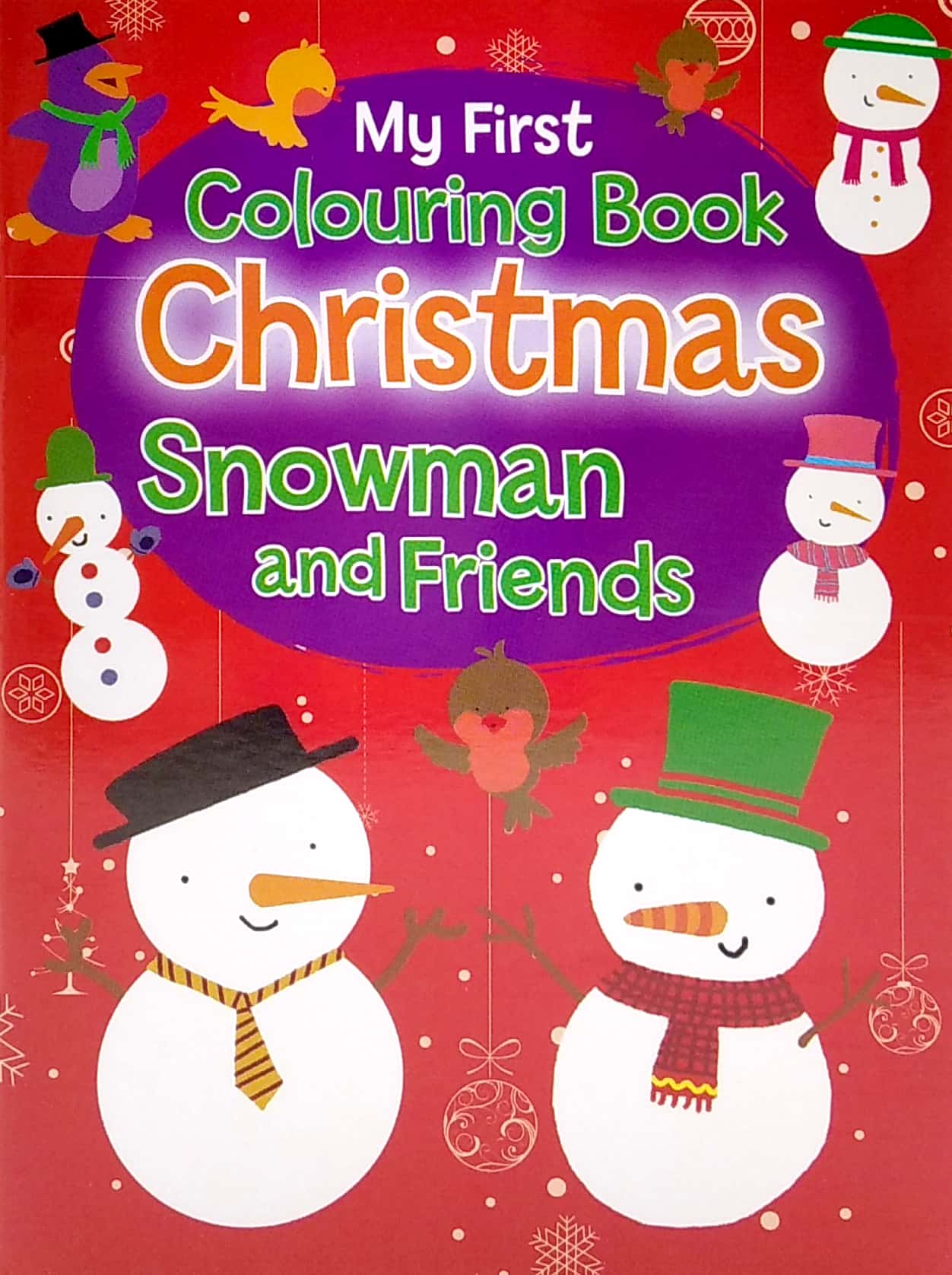 magnetic mini sticker books - xmas white