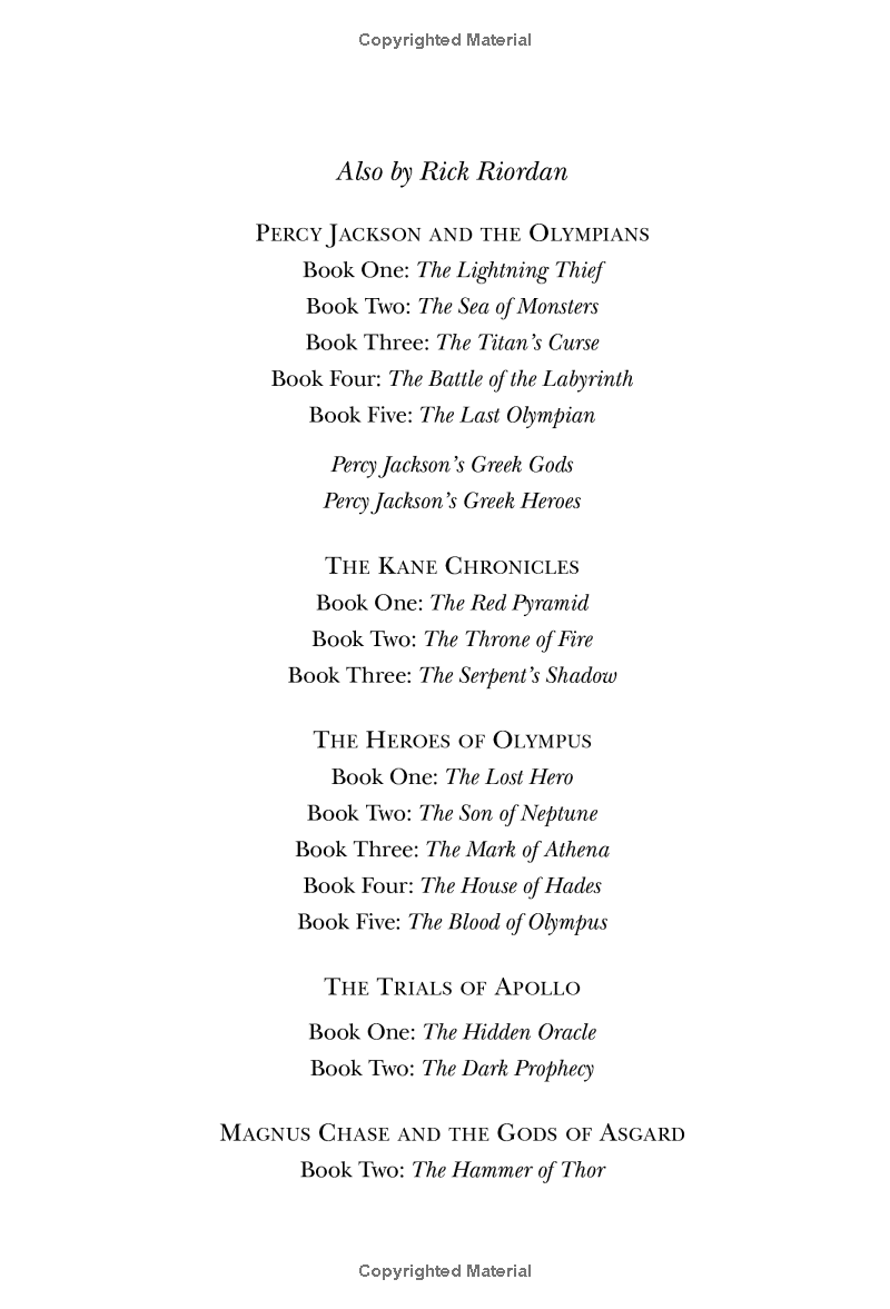 magnus chase and the gods of asgard 2: the hammer of thor