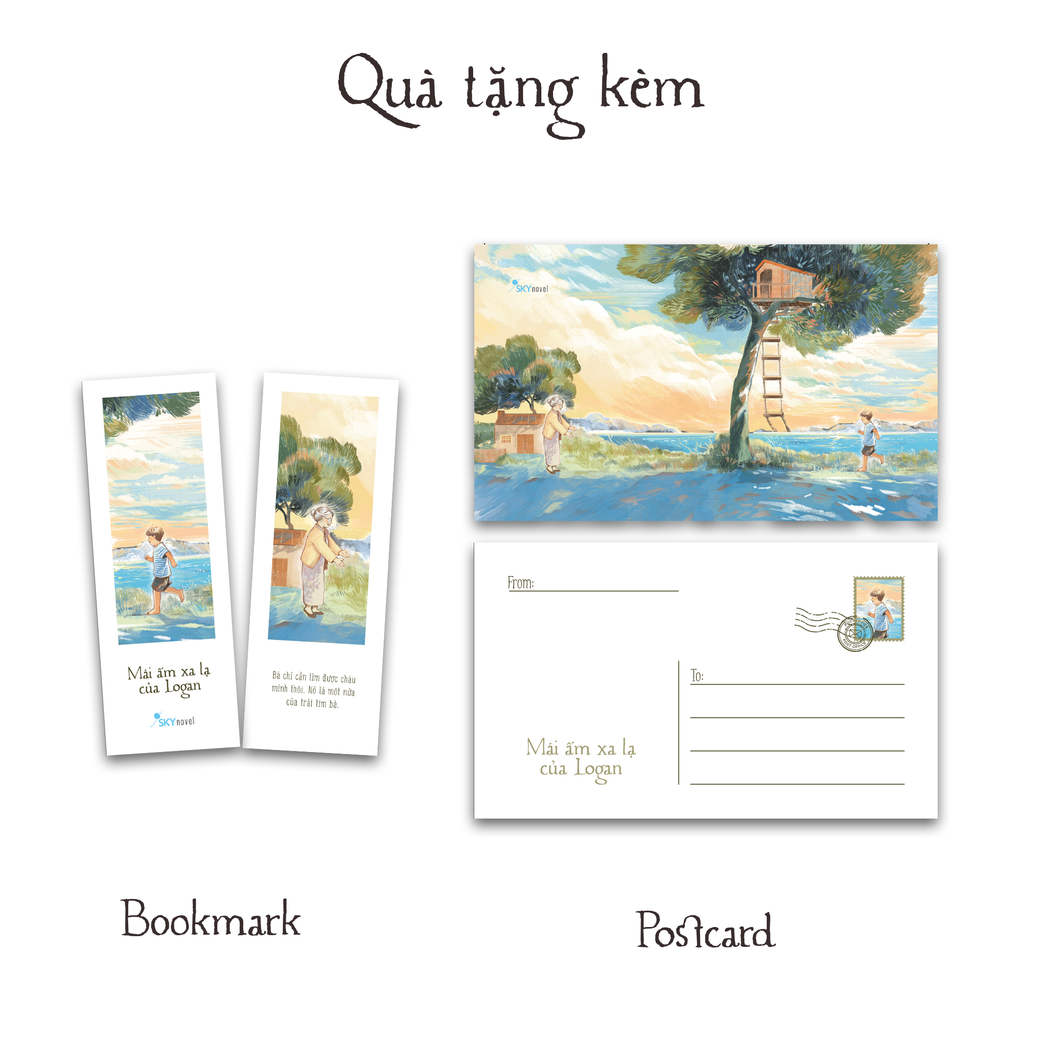mái ấm xa lạ của logan - tặng kèm bookmark + postcard