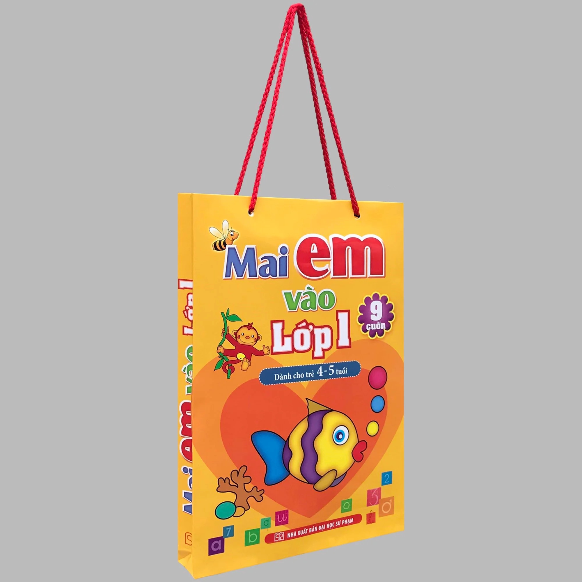 mai em vào lớp 1 - dành cho trẻ 4-5 tuổi ( túi 9 cuốn) (tái bản 2019)