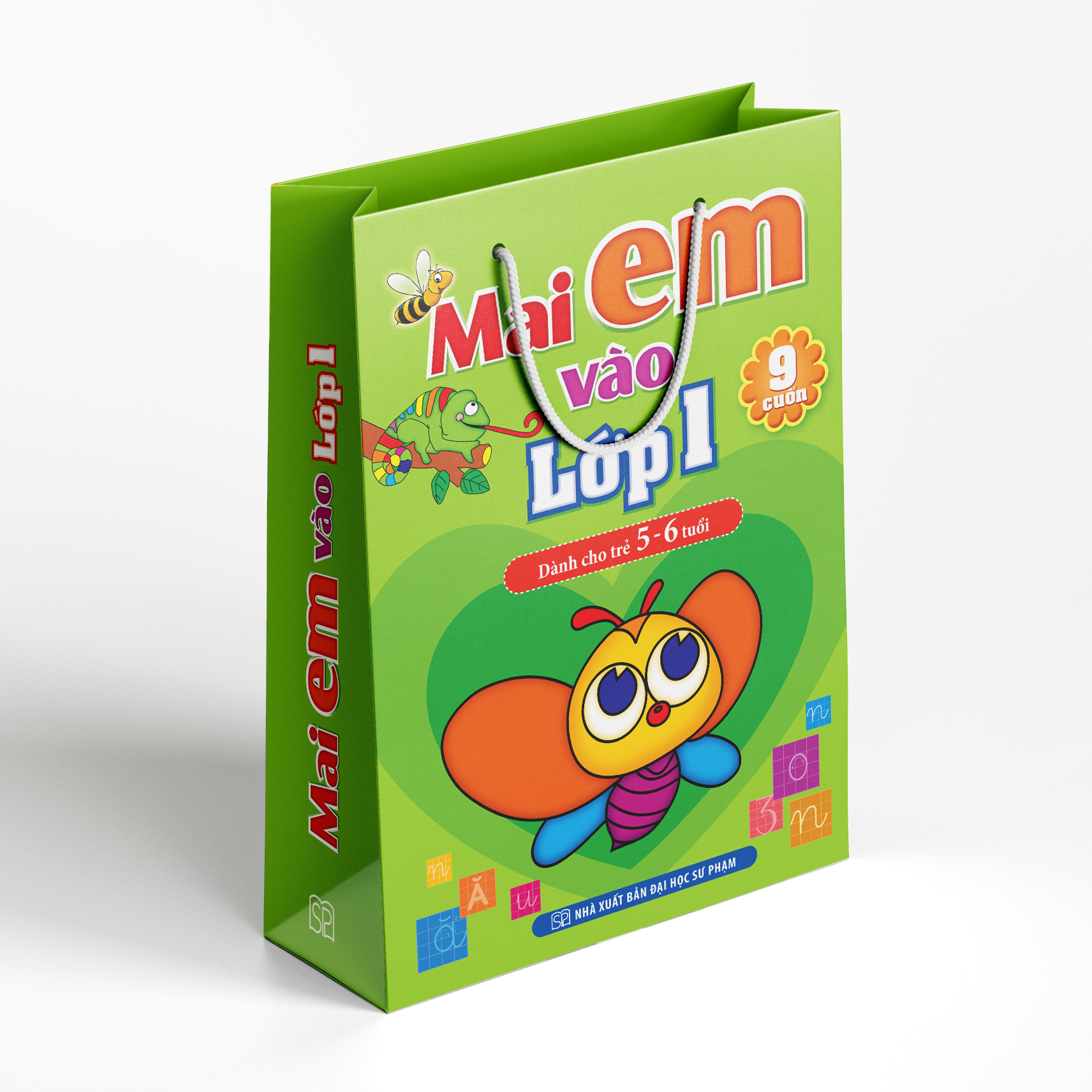 mai em vào lớp 1 - dành cho trẻ 5-6 tuổi (bộ túi 9 cuốn) (tái bản 2024)