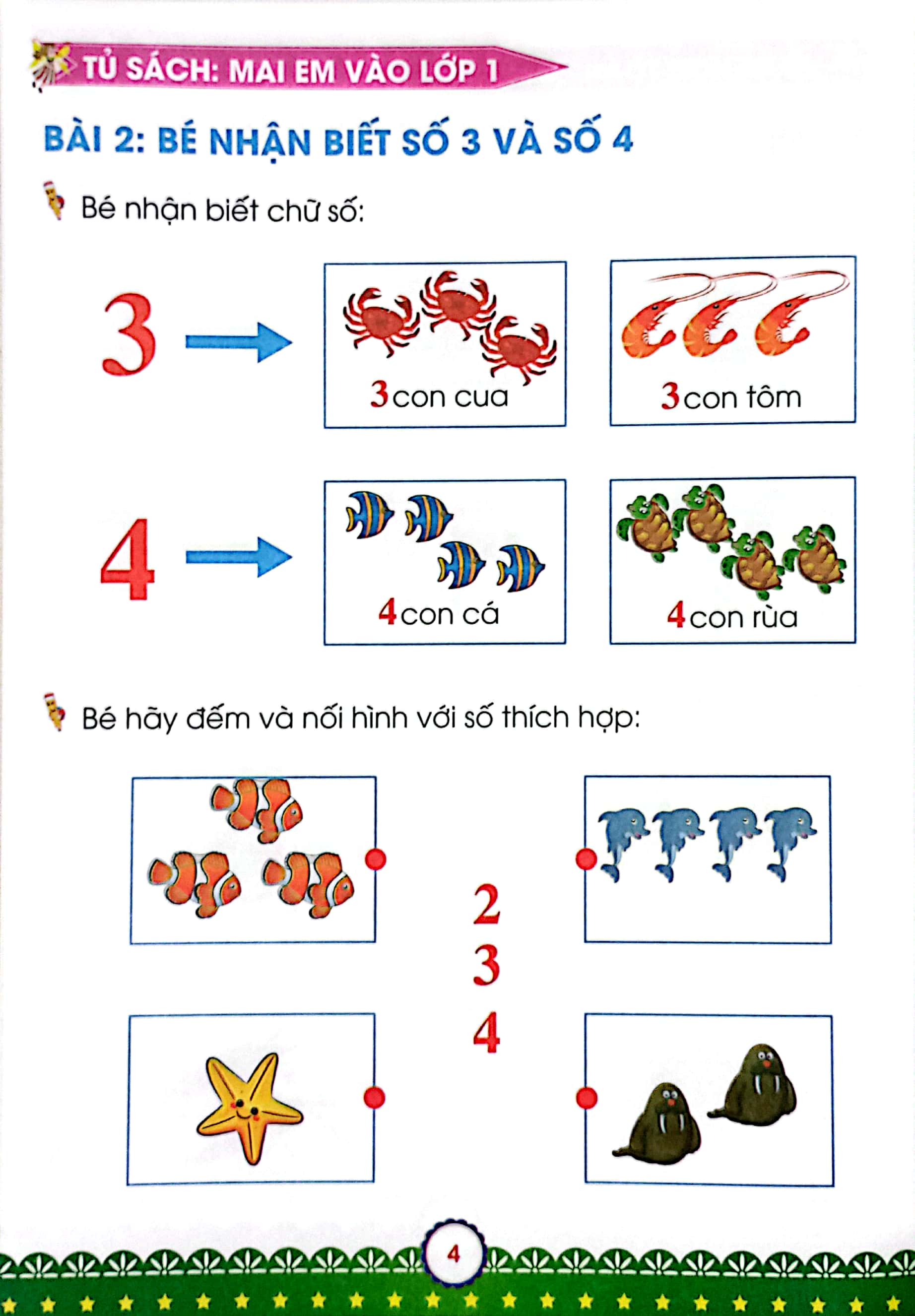 mai em vào lớp 1 - vở bé học toán - quyển 1 (dành cho trẻ 5-6 tuổi) (tái bản 2024)