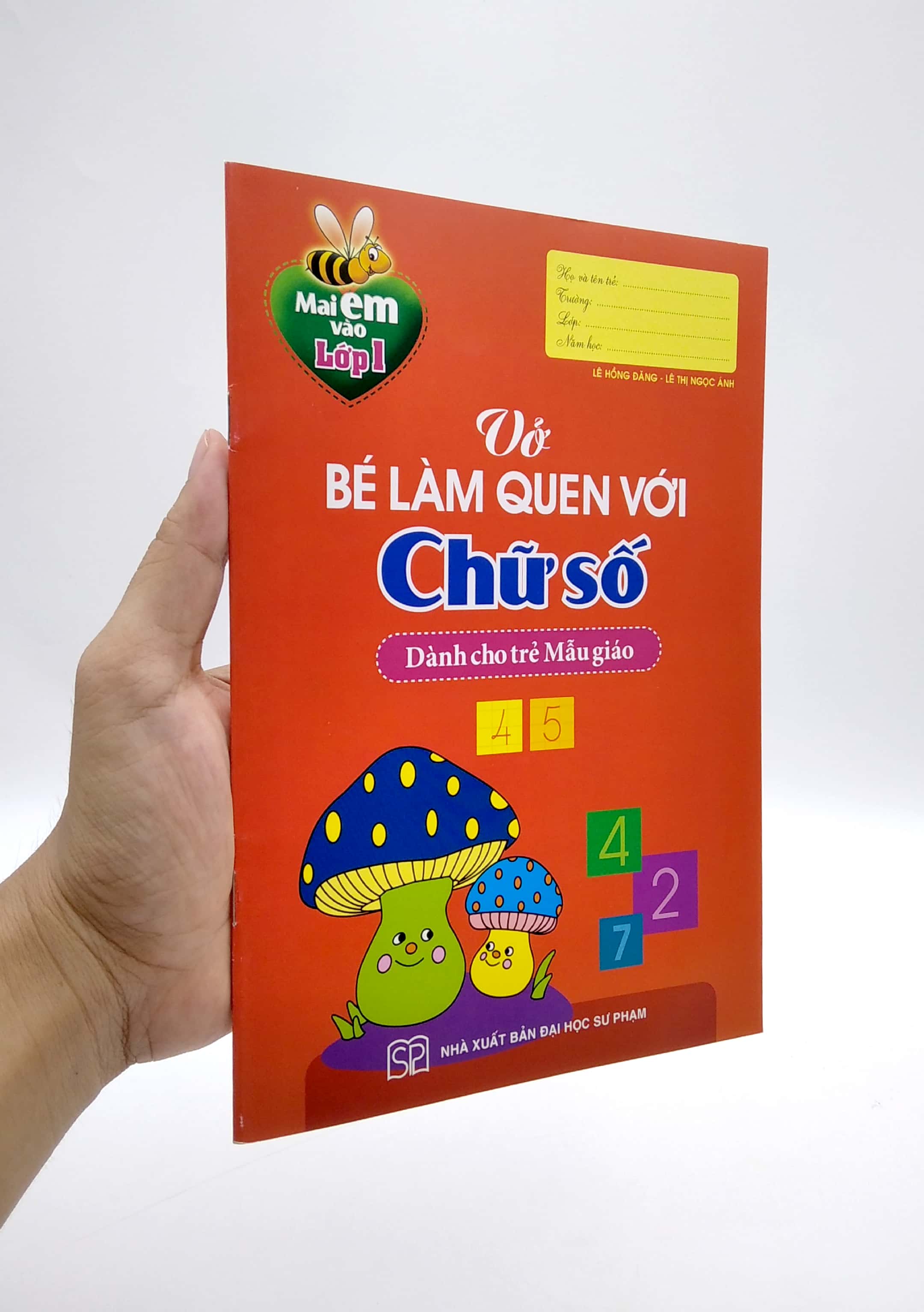 mai em vào lớp 1 - vở bé làm quen với chữ số - dành cho trẻ mẫu giáo