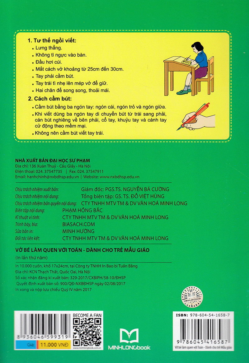 mai em vào lớp 1 - vở bé làm quen với toán (dành cho trẻ mẫu giáo)