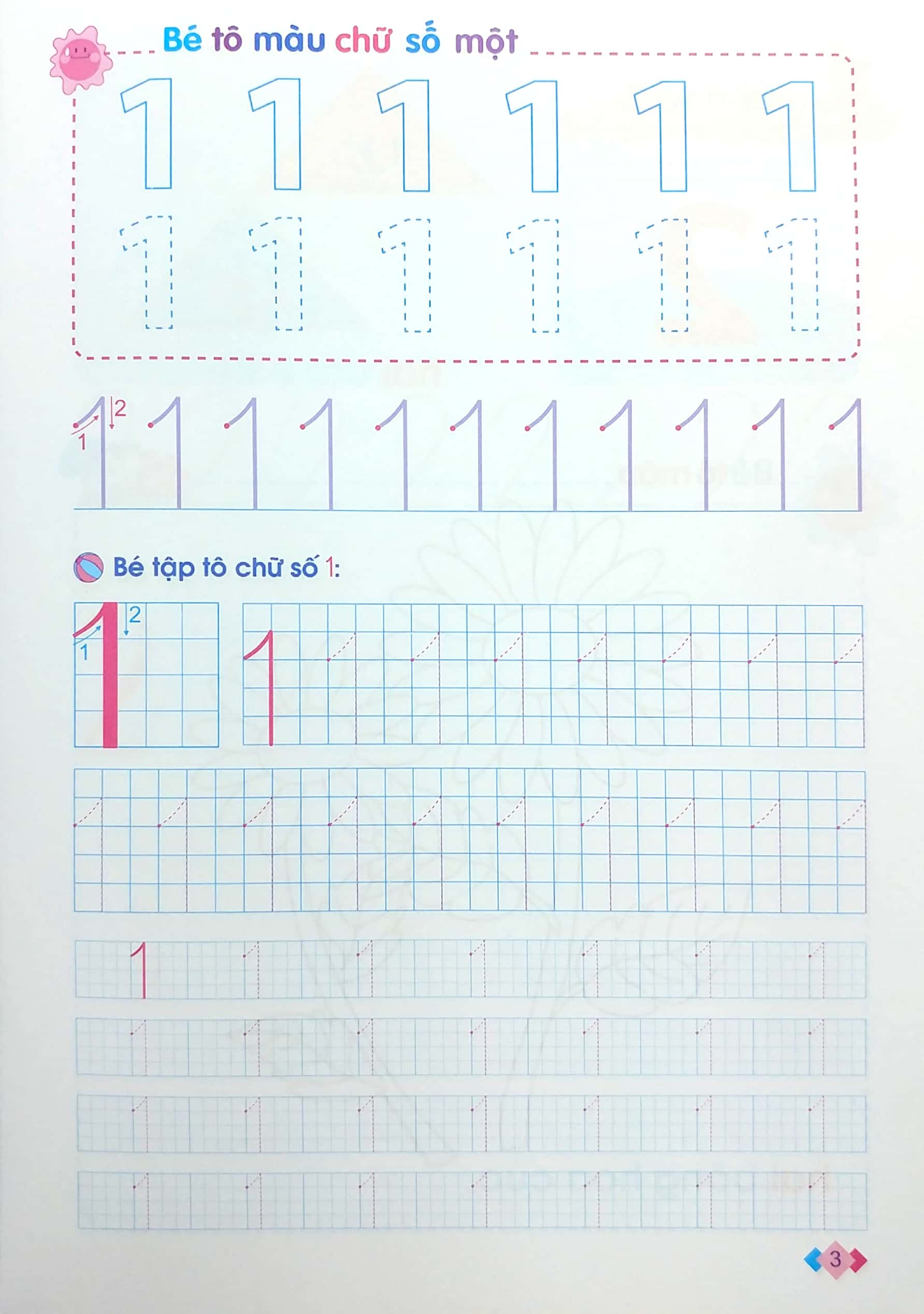 Mai Em Vao Lop 1 - Vo Tap To Chu So (Danh Cho Tre Mau Giao)