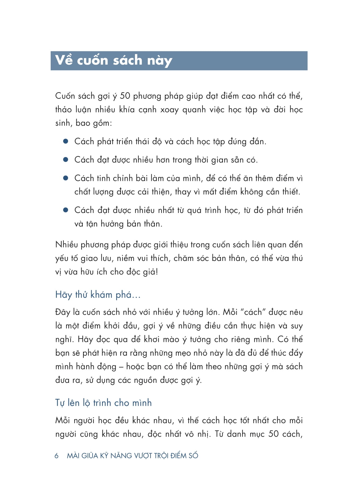 mài giũa kỹ năng - vượt trội điểm số