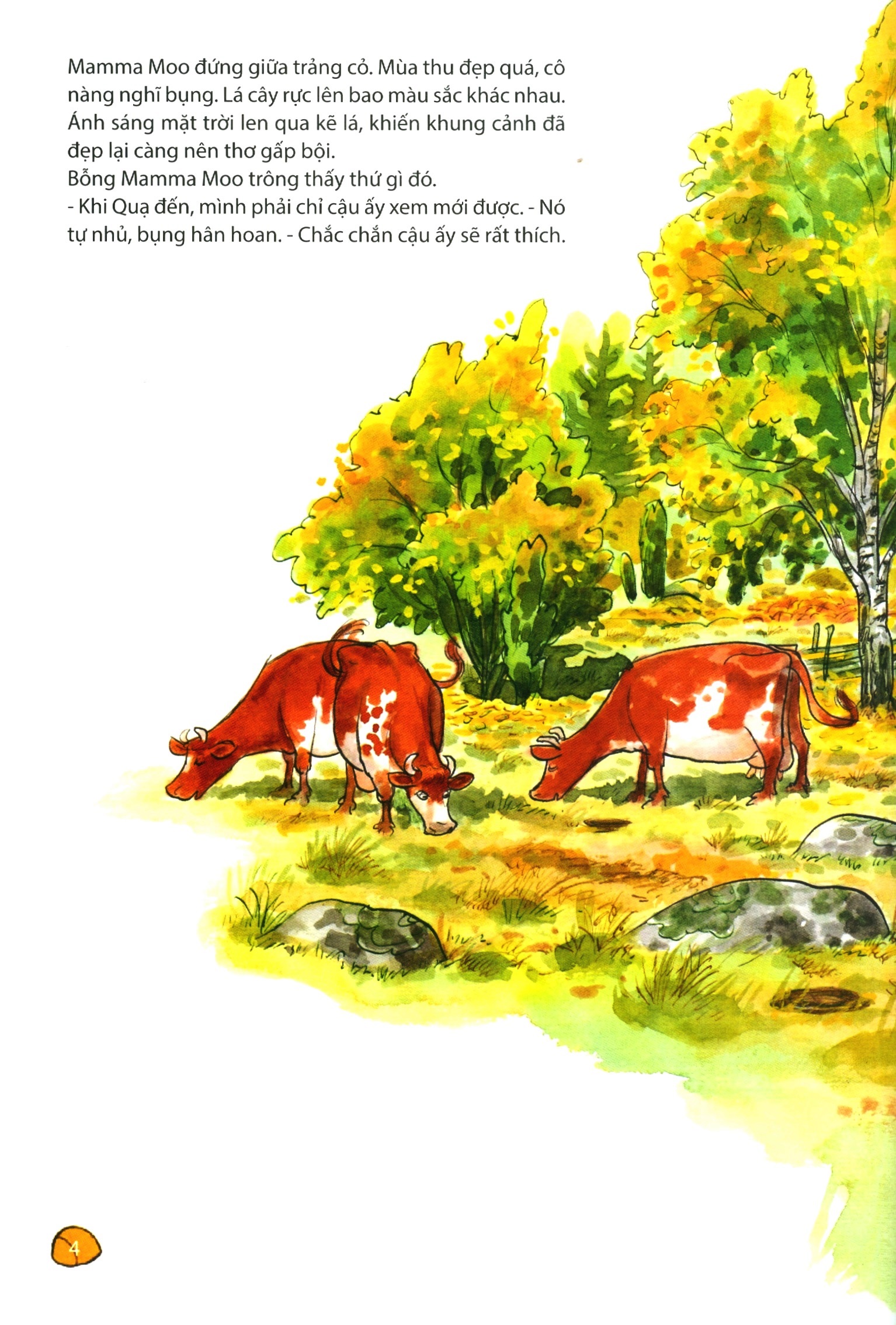 mamma moo và chú quạ rắc rối - mamma moo dựng chòi