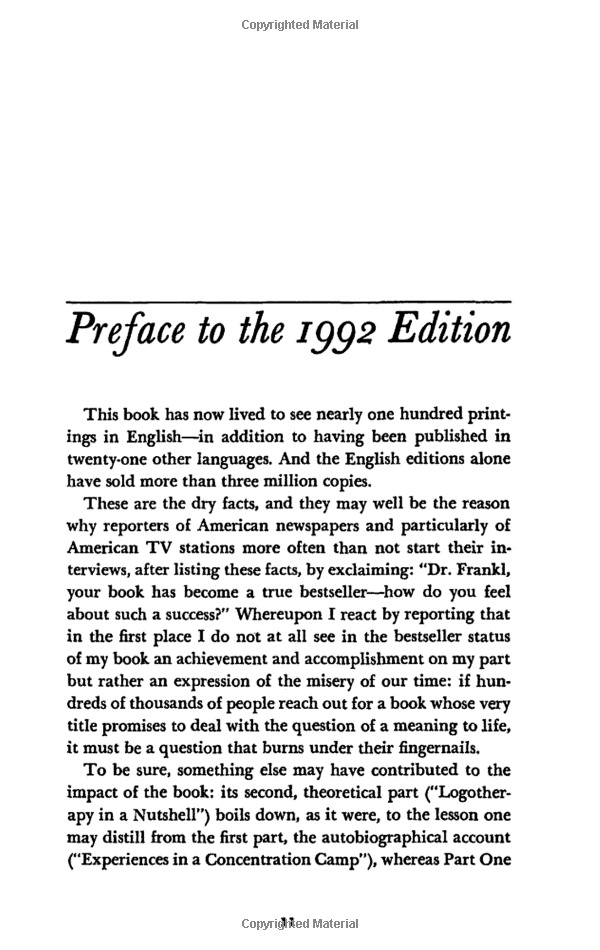 man's search for meaning