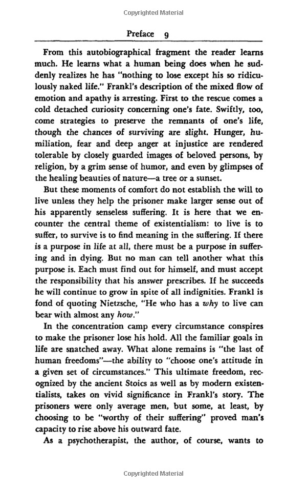 man's search for meaning