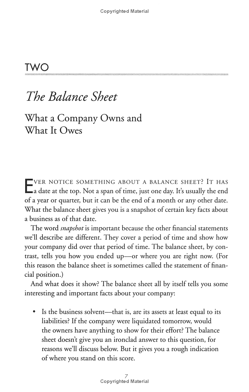 managing by the numbers: a commonsense guide to understanding and using your company's financials