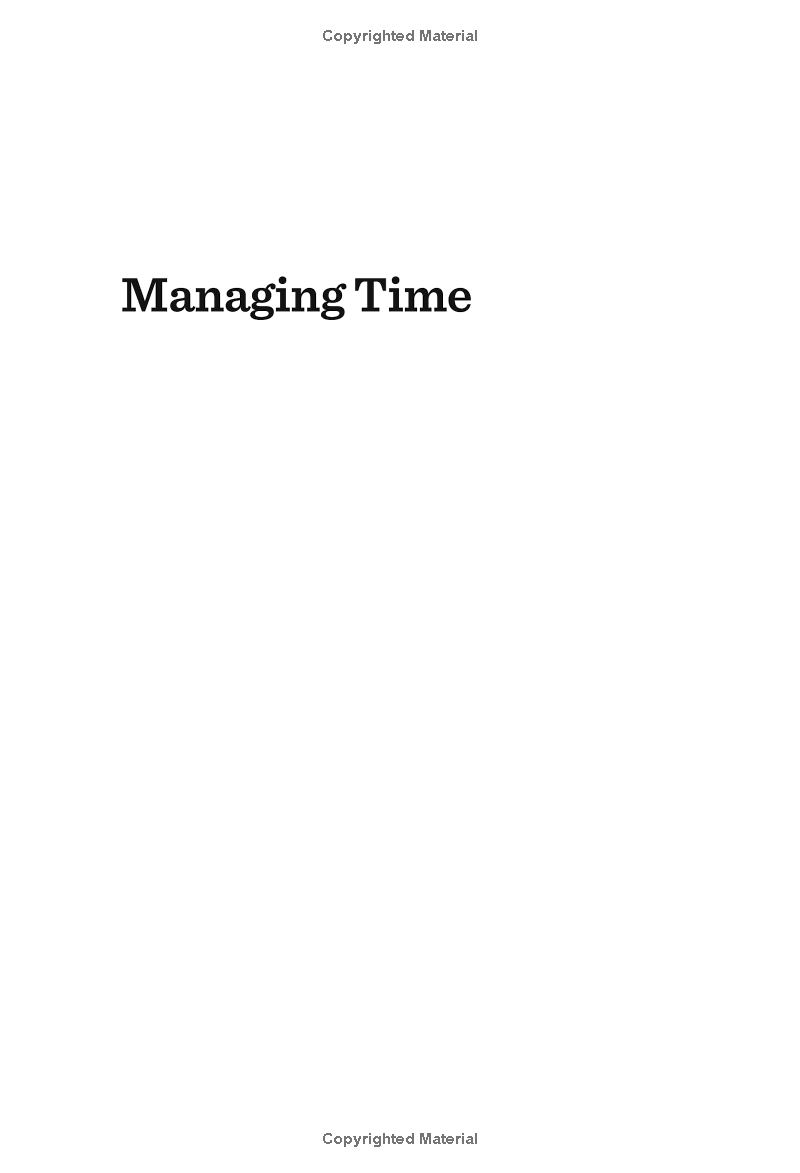 managing time (hbr 20-minute manager series)