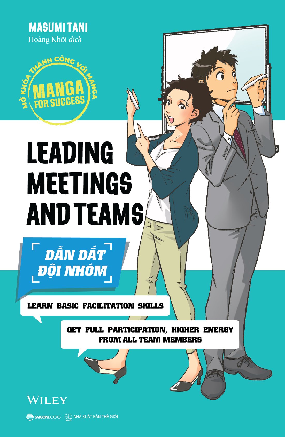 manga for success - mở khóa thành công với manga - leading meetings and teams - dẫn dắt đội nhóm