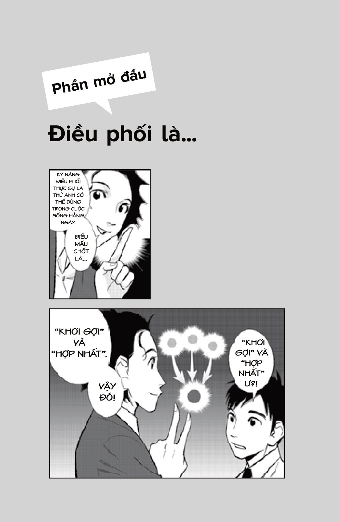 manga for success - mở khóa thành công với manga - leading meetings and teams - dẫn dắt đội nhóm