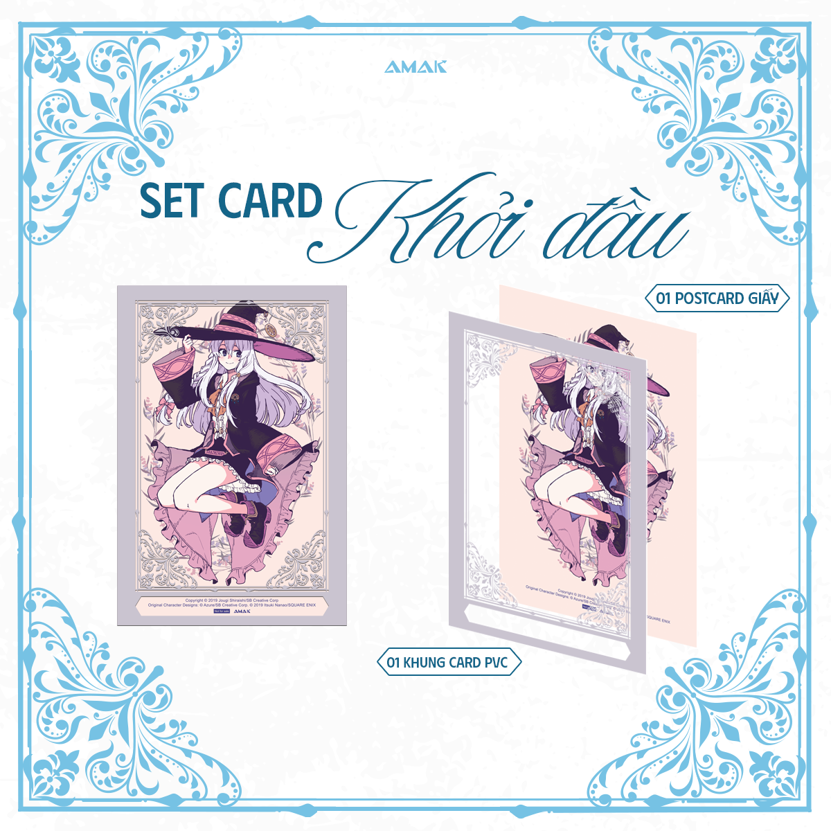 [Manga] Hanh Trinh Cua Elaina - Tap 1 - Tang Kem 01 Postcard Giay Va Khung Card PVC