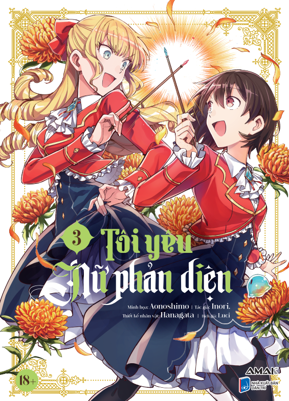 [manga] tôi yêu nữ phản diện - tập 3 - tặng kèm bìa áo rời phủ uv + bookmark phủ nhũ + postcard phủ nhũ