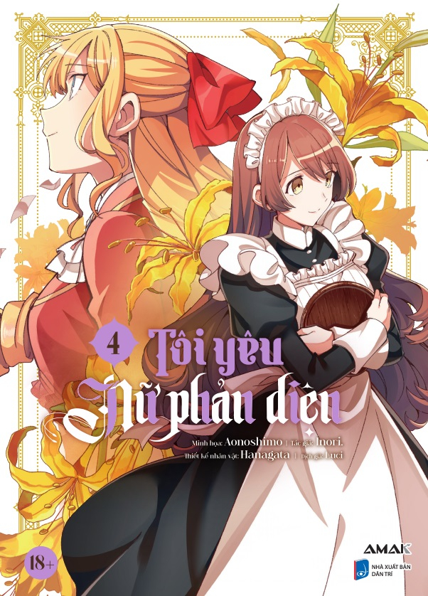 [manga] tôi yêu nữ phản diện - tập 4 - tặng kèm 1 bìa áo rời phủ uv + 2 bookmark bồi đôi phủ nhũ ánh trai + 1 card hồi ức ngày bình yên