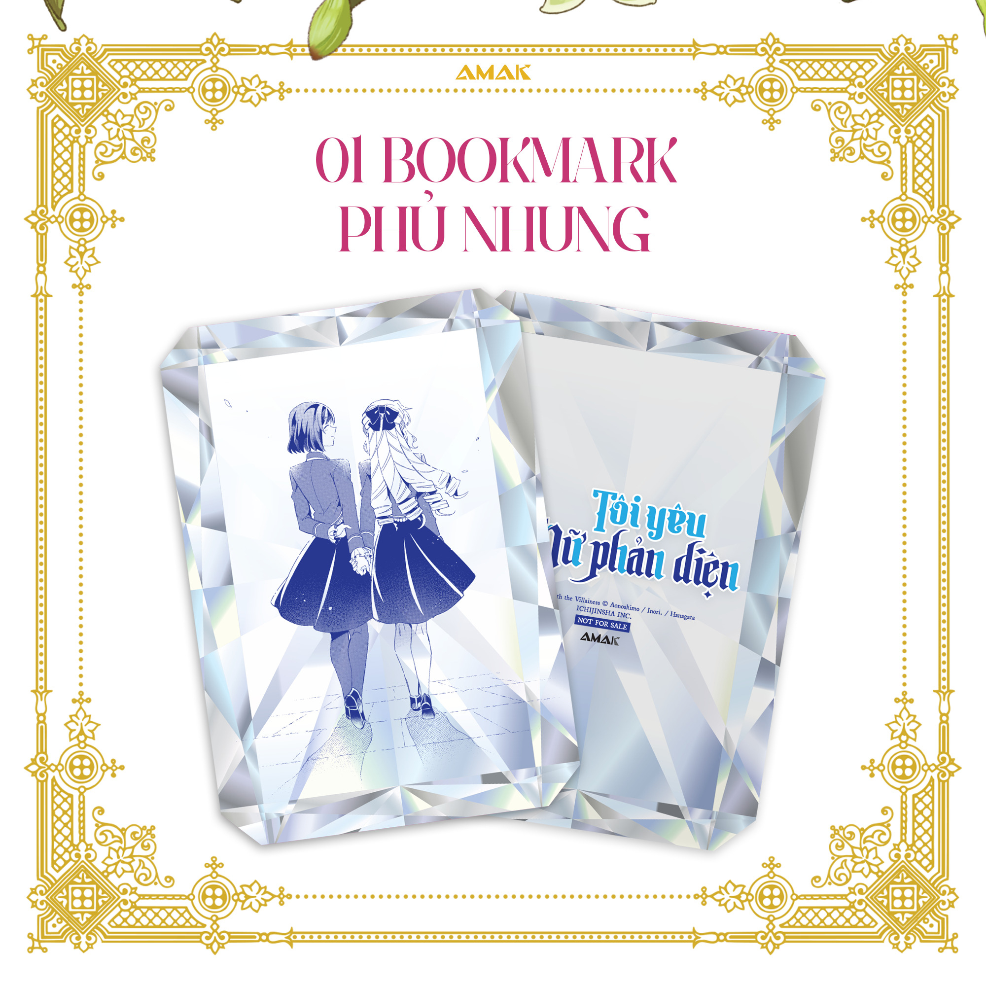 [manga] tôi yêu nữ phản diện - tập 5 - tặng kèm bookmark phủ nhung + postcard phủ nhung + pop-up card