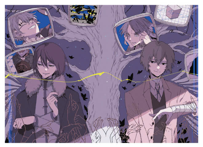 [manga] văn hào lưu lạc - tập 24 - bản sưu tầm - tặng kèm postcard nhân vật + tapestry