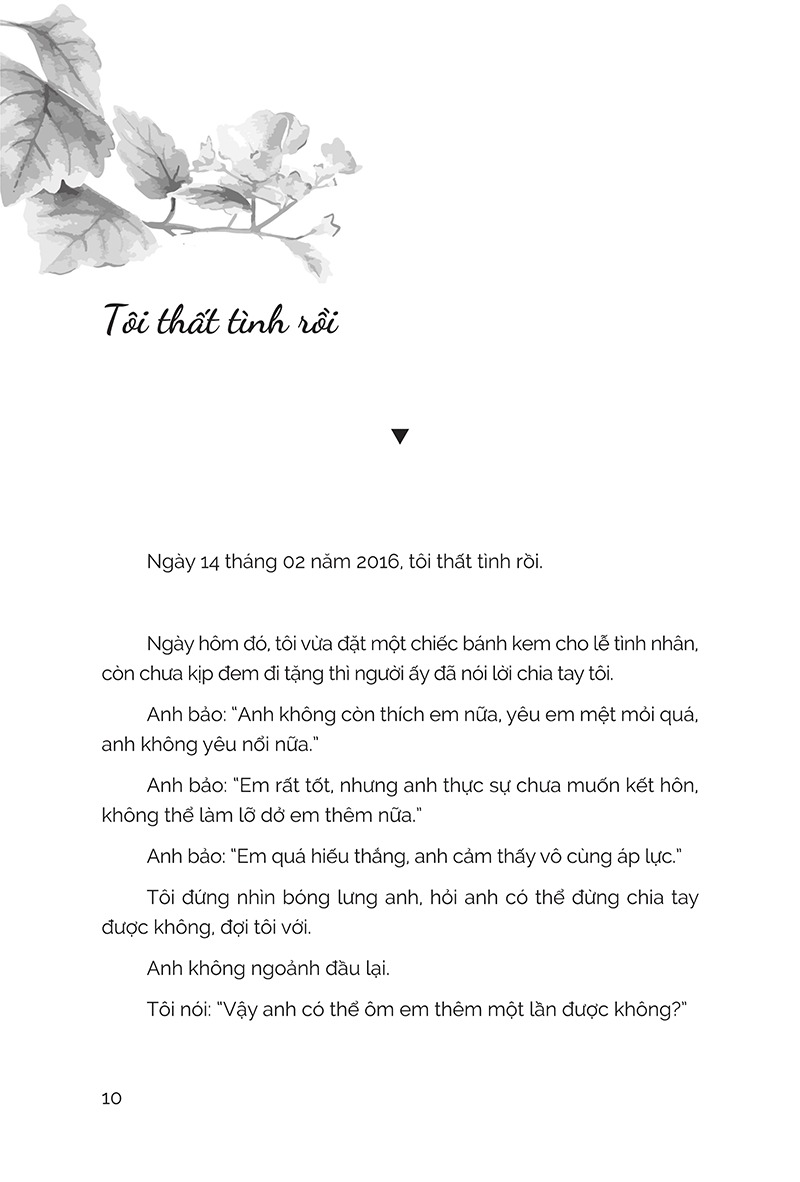 mạnh dạn buông bỏ khi tình không tỏ