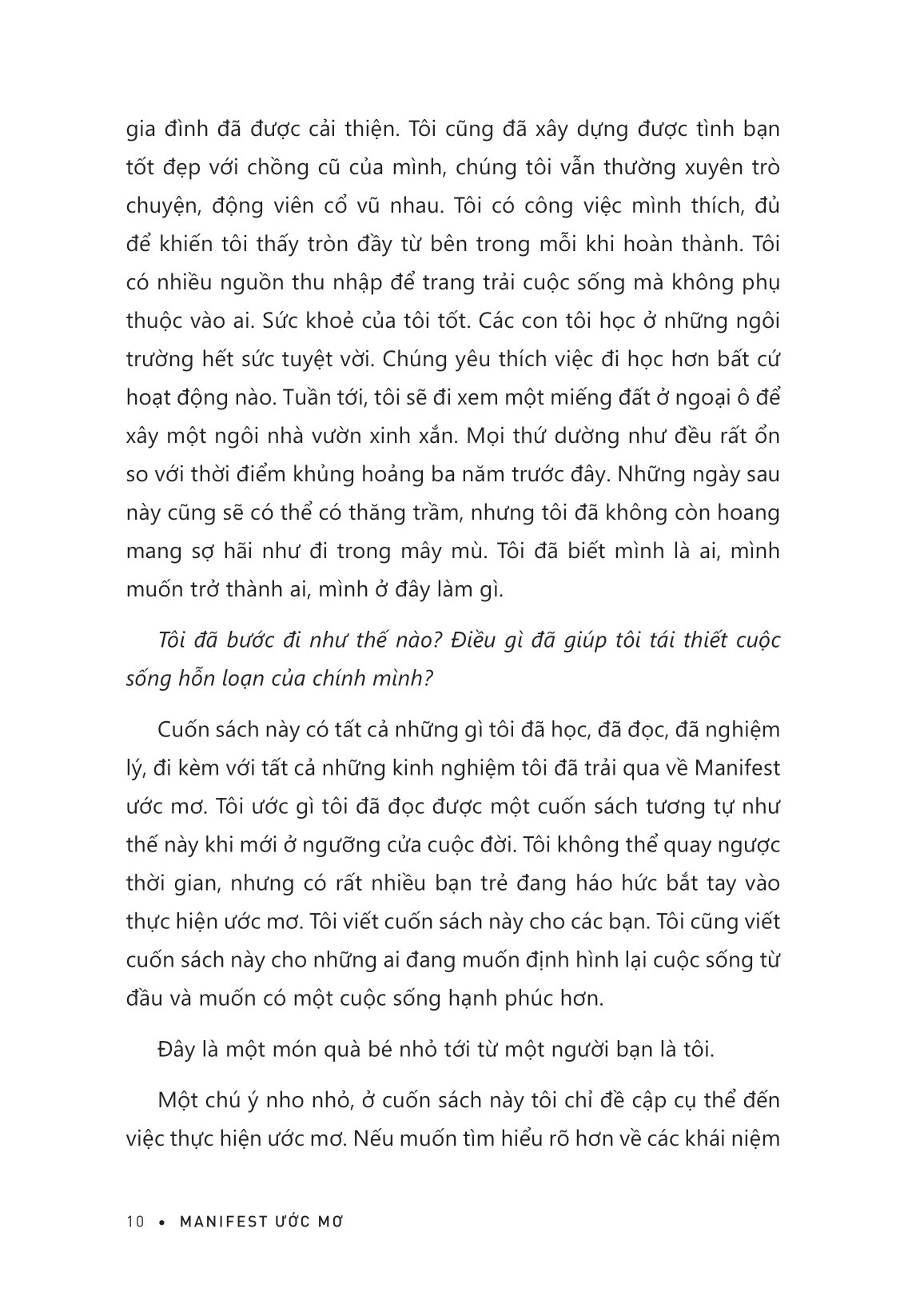 manifest ước mơ - biến mọi khát khao thành hiện thực