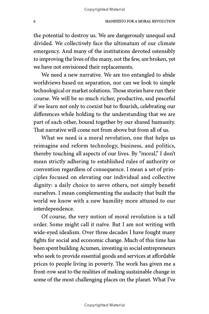 manifesto for a moral revolution: practices to build a better world