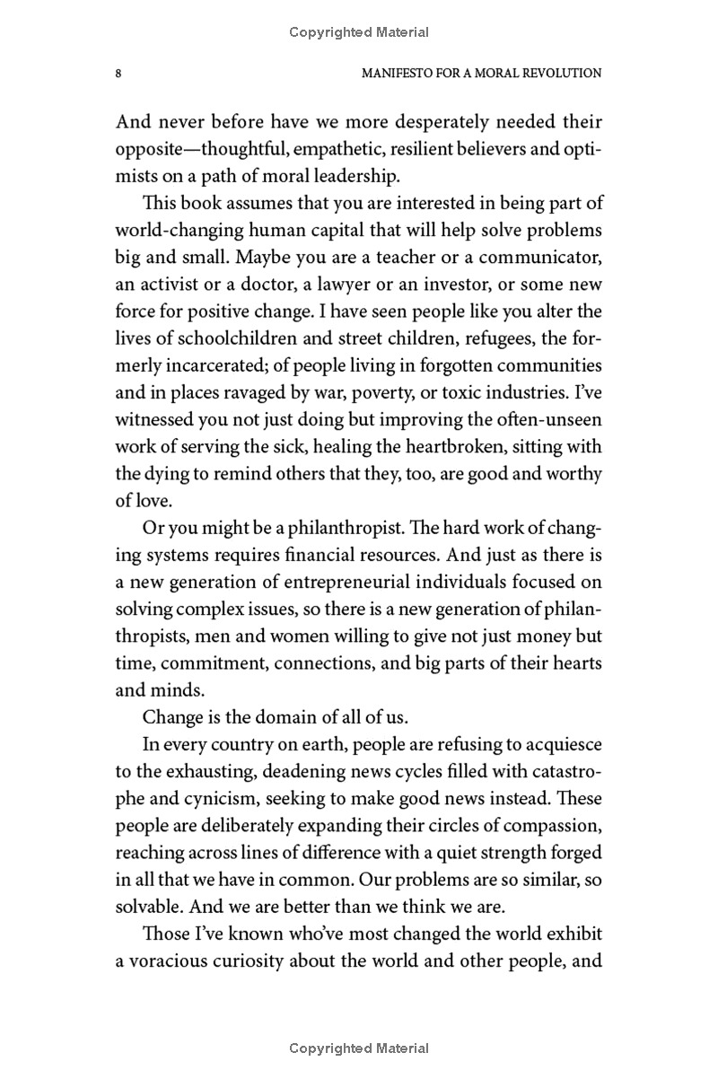 manifesto for a moral revolution: practices to build a better world