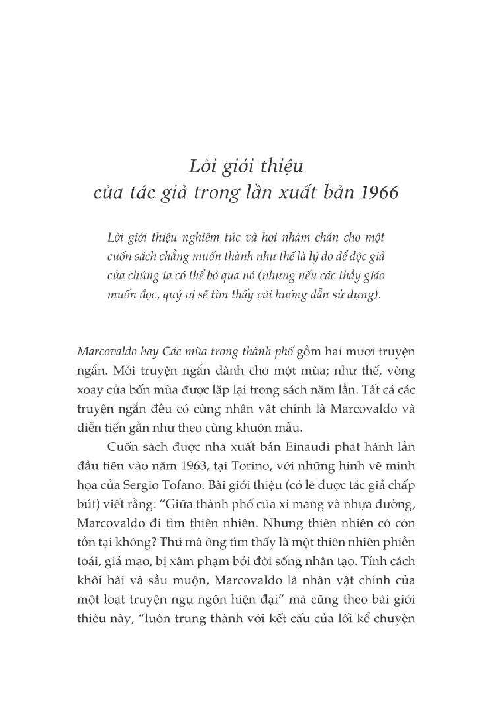 marcovaldo hay các mùa trong thành phố