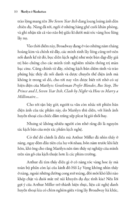 marilyn ở manhattan - một năm hạnh phúc