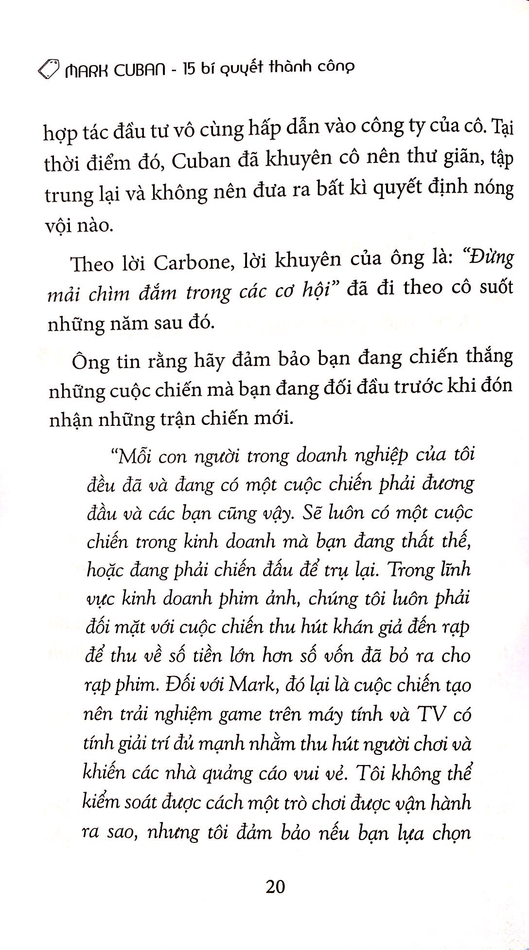 mark cuban - 15 bí quyết thành công trong cuộc đời và sự nghiệp của ông trùm kinh doanh mang tinh thần thể thao