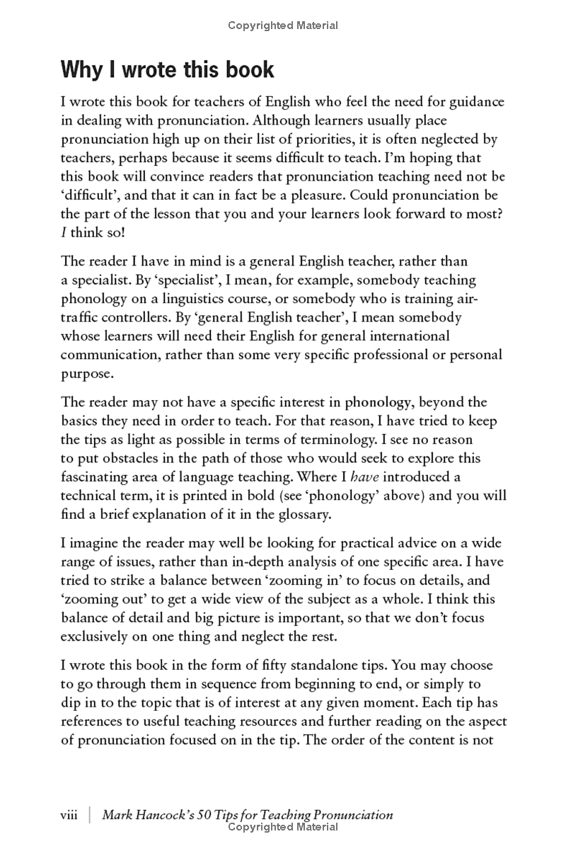 mark hancockℹs 50 tips for teaching pronunciation - pocket editions