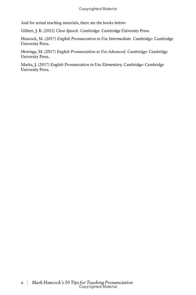 mark hancockℹs 50 tips for teaching pronunciation - pocket editions