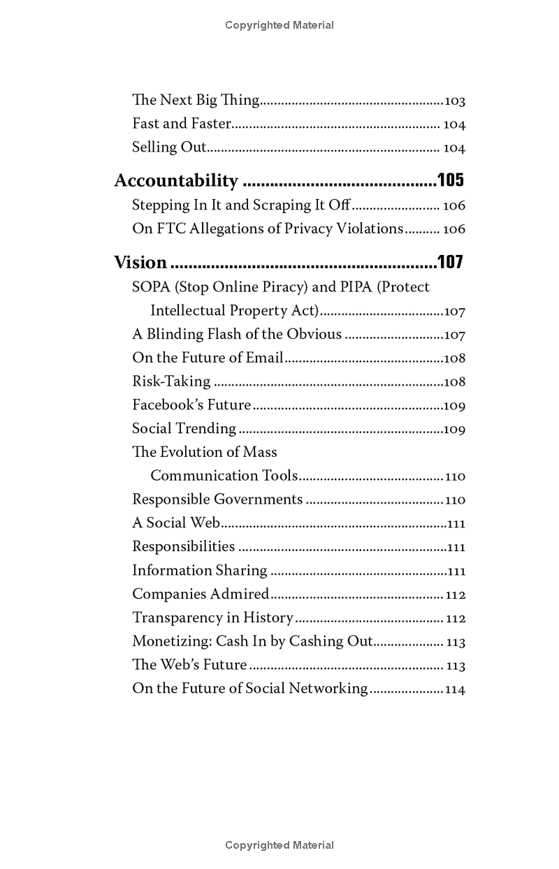 mark zuckerberg - in his own words