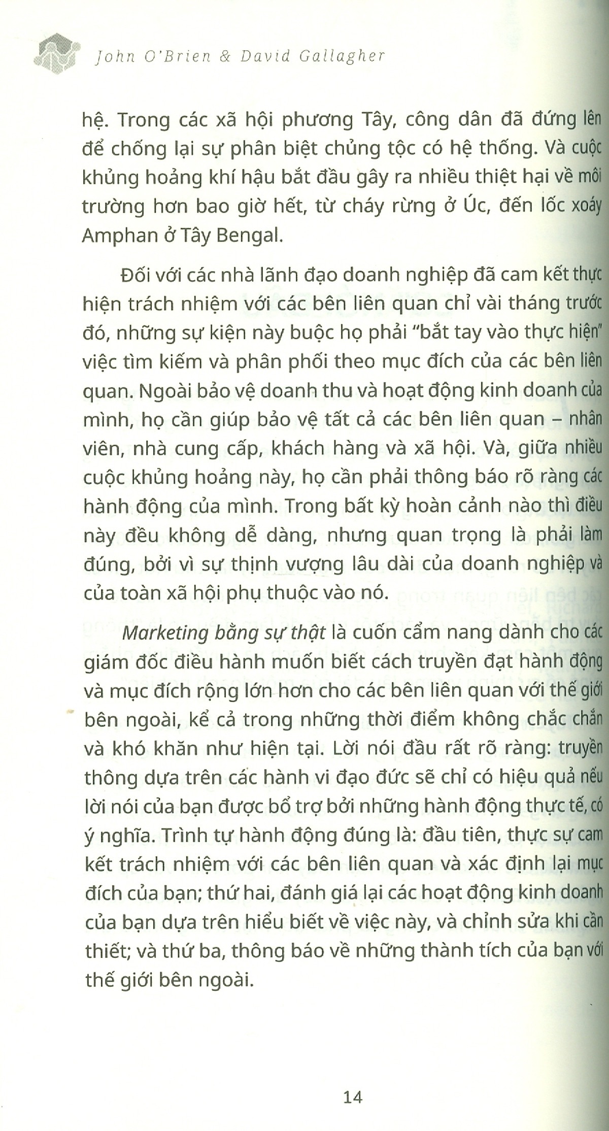 marketing bằng sự thật - truth be told