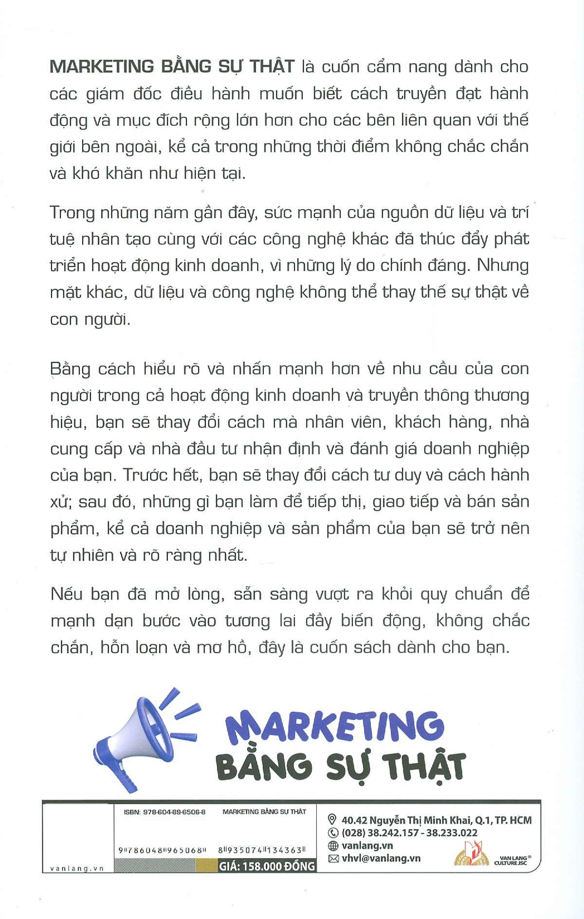 marketing bằng sự thật - truth be told