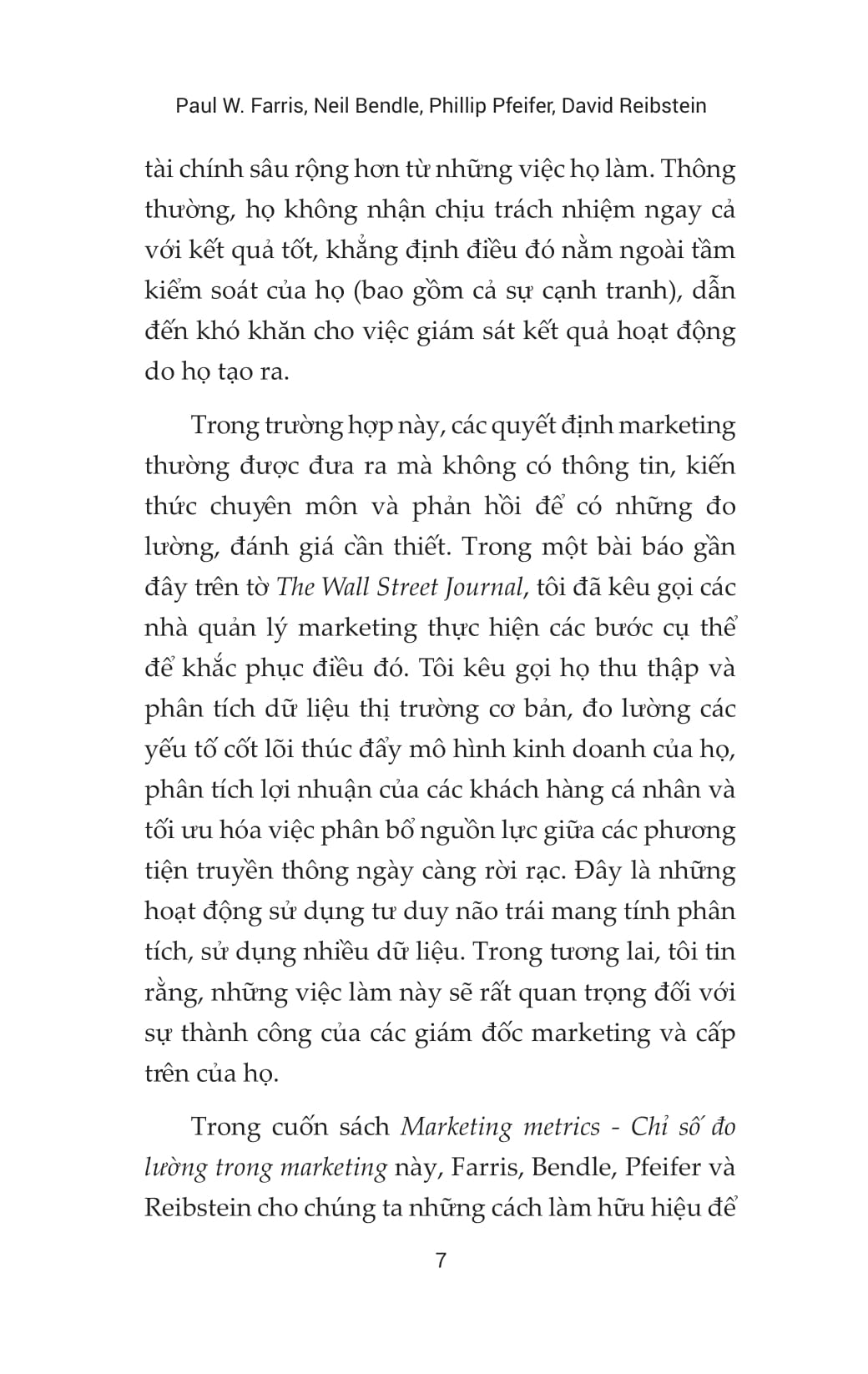 Marketing Metrics - Chi So Do Luong Trong Marketing