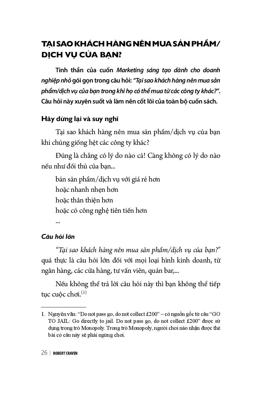 marketing sáng tạo dành cho doanh nghiệp nhỏ (tái bản 2018)