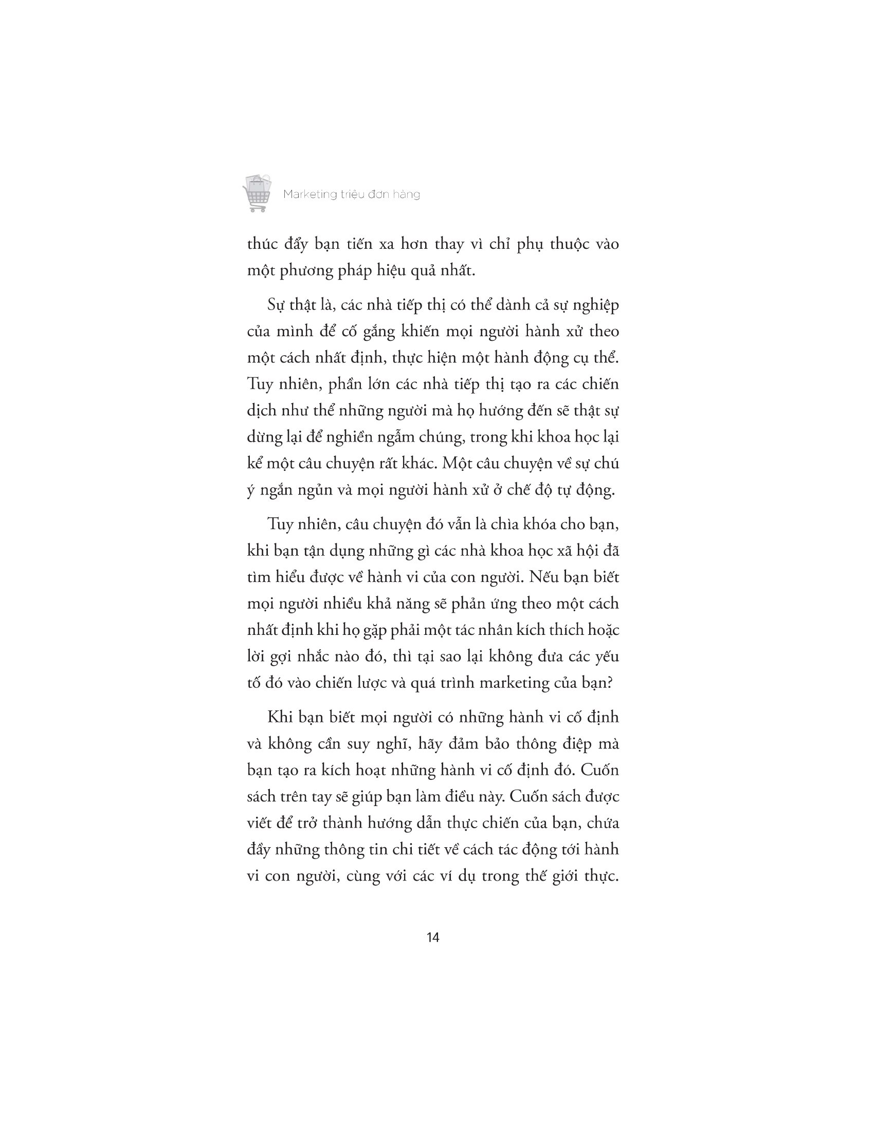 marketing triệu đơn hàng