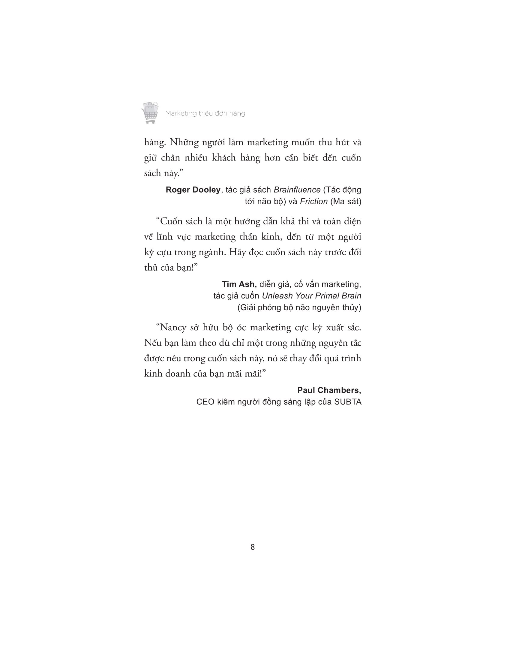 marketing triệu đơn hàng