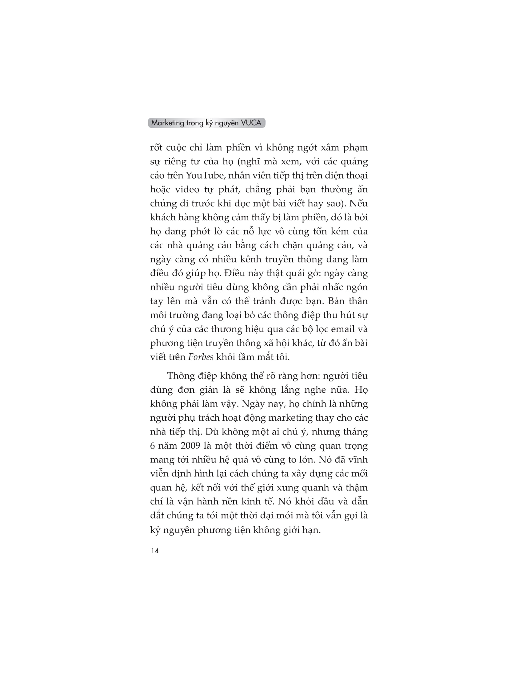 marketing trong kỷ nguyên vuca