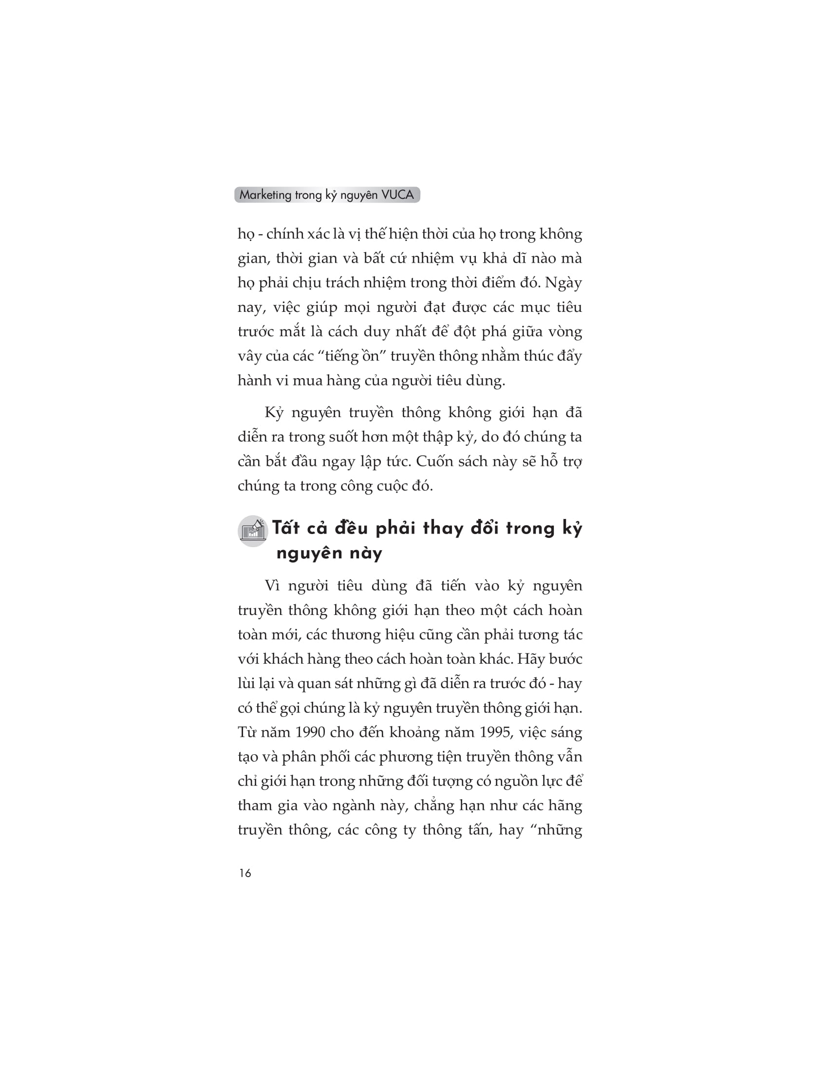 marketing trong kỷ nguyên vuca