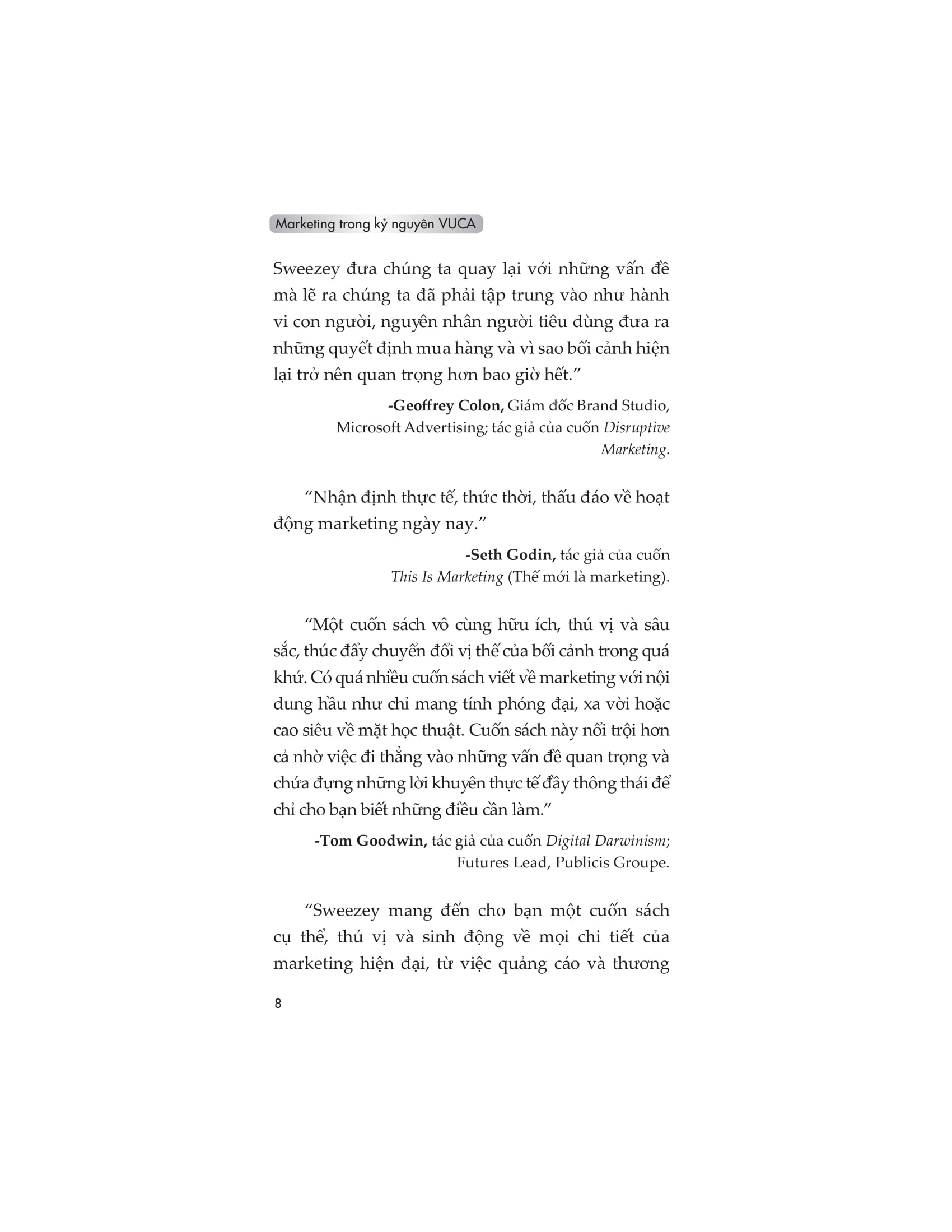 marketing trong kỷ nguyên vuca