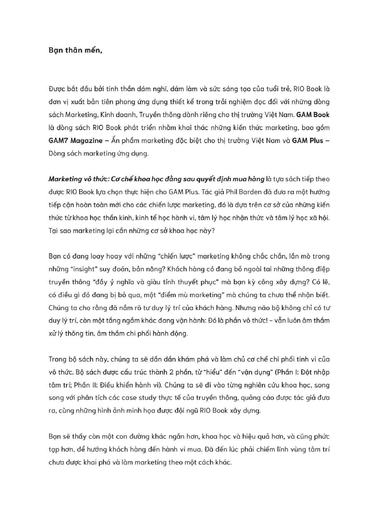 marketing vô thức - cơ chế khoa học đằng sau quyết định mua hàng (gồm 2 phần)