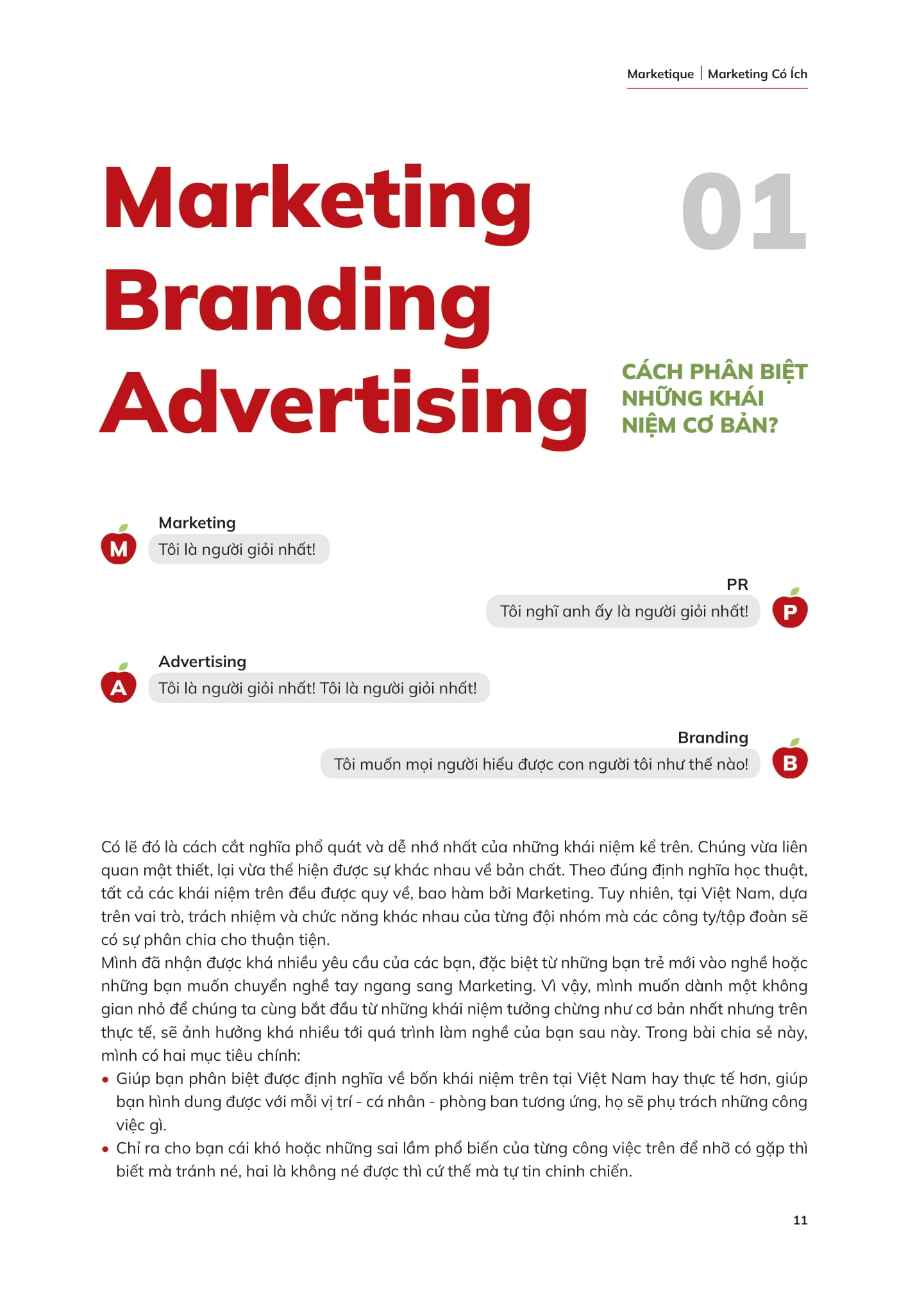 marketique - marketing có ích - 50 bài học ước gì mình biết khi bắt đầu sự nghiệp marketing tại việt nam