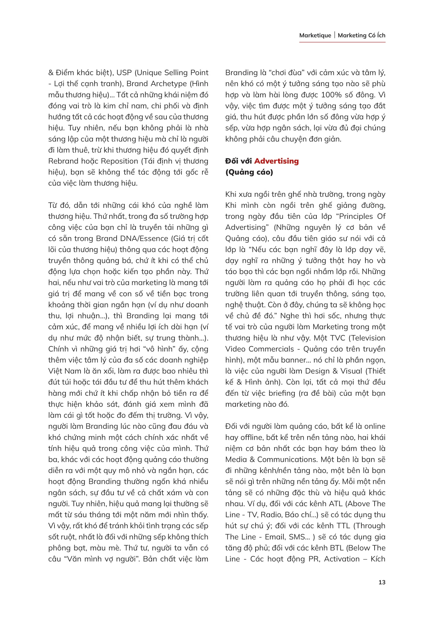 marketique - marketing có ích - 50 bài học ước gì mình biết khi bắt đầu sự nghiệp marketing tại việt nam