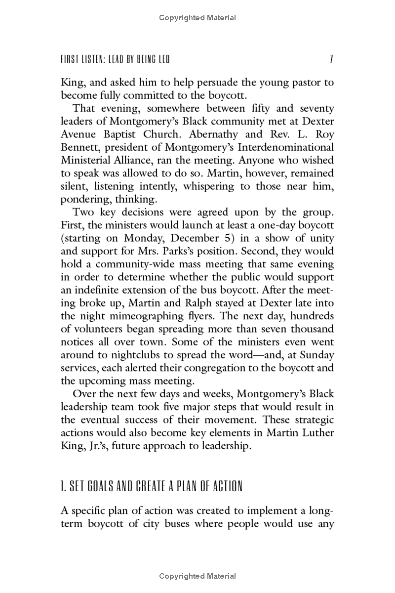 martin luther king, jr., on leadership: inspiration and wisdom for challenging times