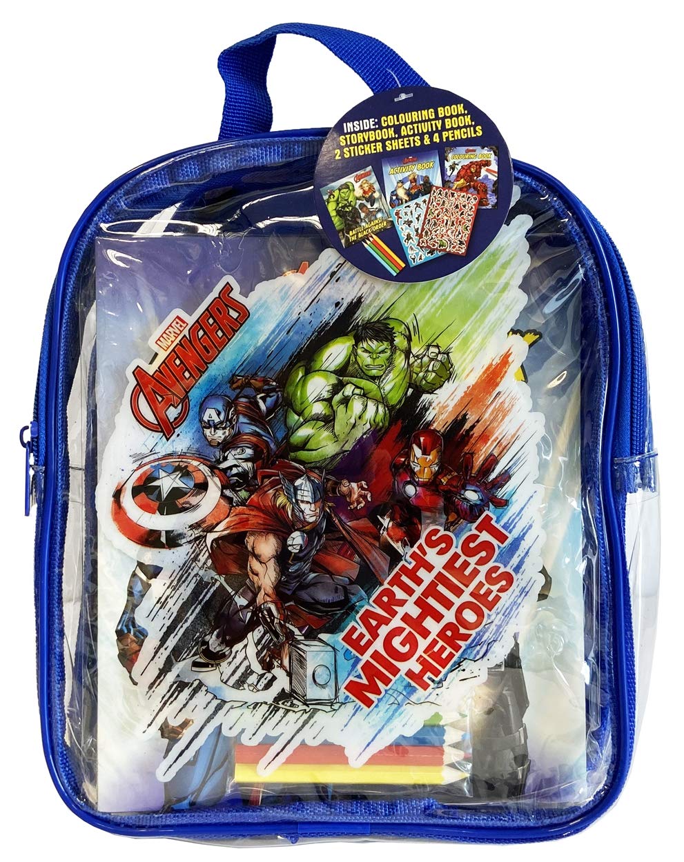 marvel avengers: earth's mightiest heroes (activity backpack)