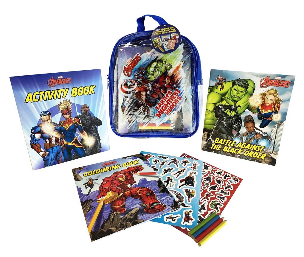 marvel avengers: earth's mightiest heroes (activity backpack)