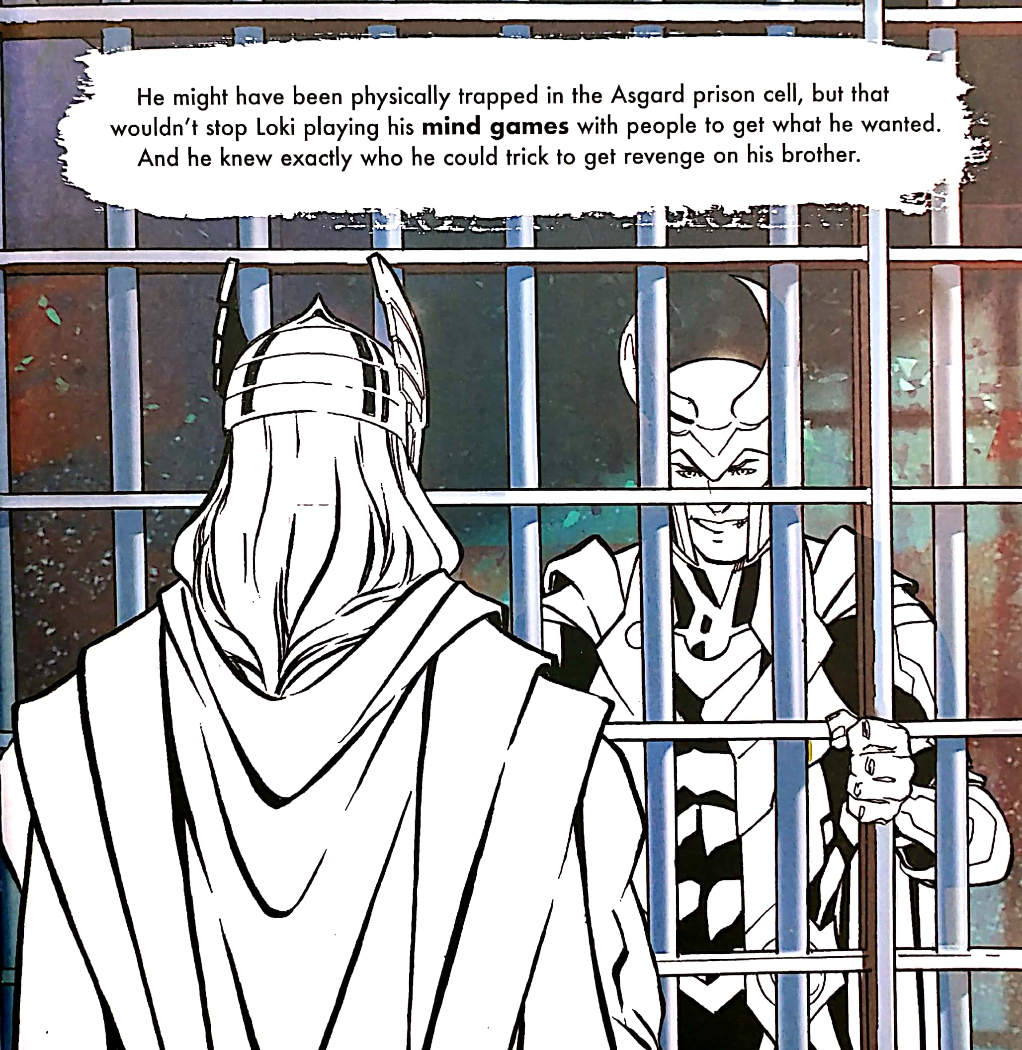 marvel avengers read & colour